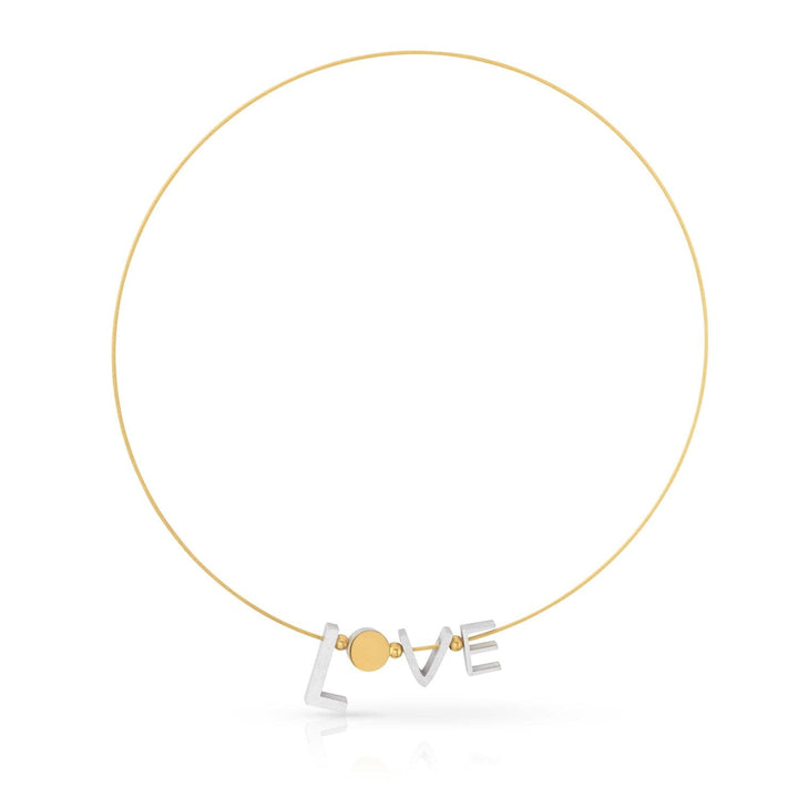 Collier LOVE goudkleurig C258G