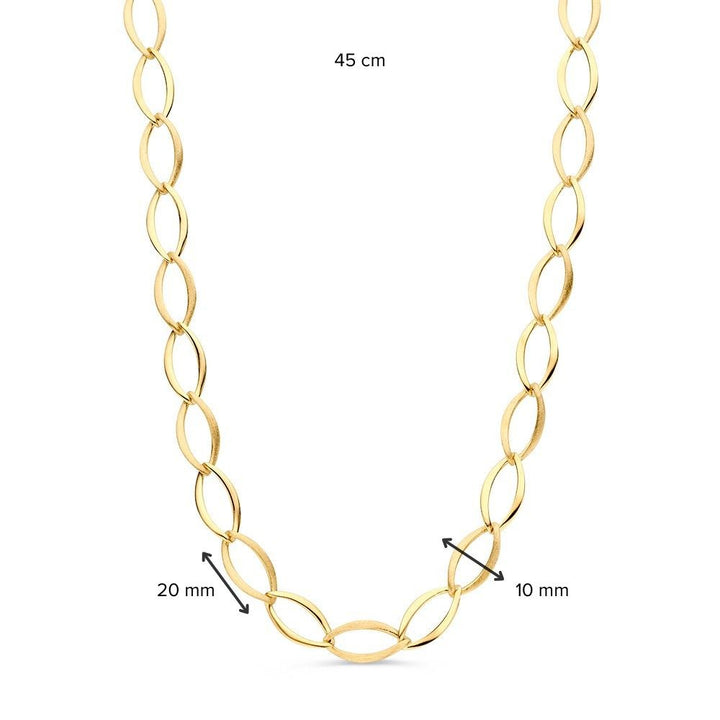 Collier geelgoud