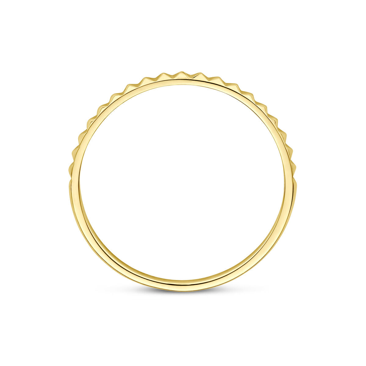 14k żółte złoto pierścionek – 1.5 mm szerokości