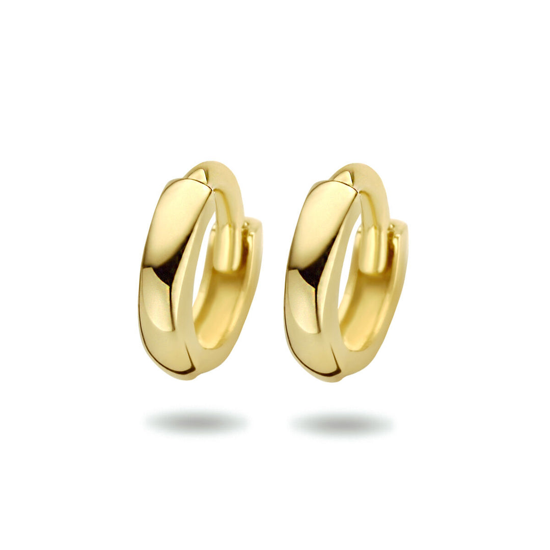 klapoorringen 1,6 x 7,0 mm 14K geelgoud