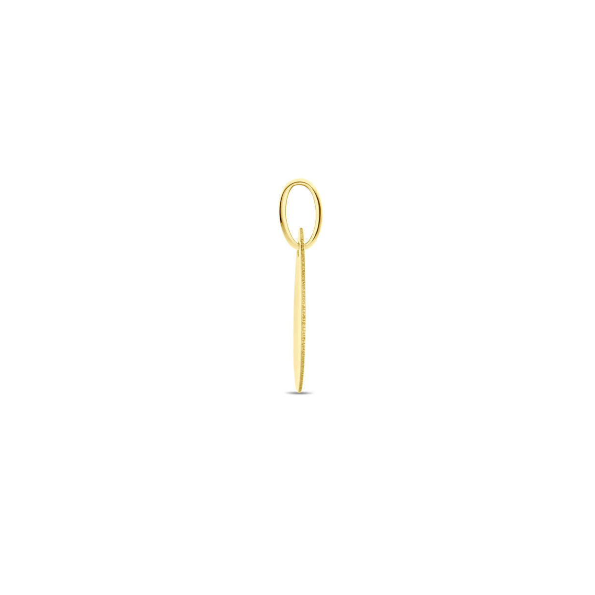 wisiorek 19 mm 14K żółte złoto