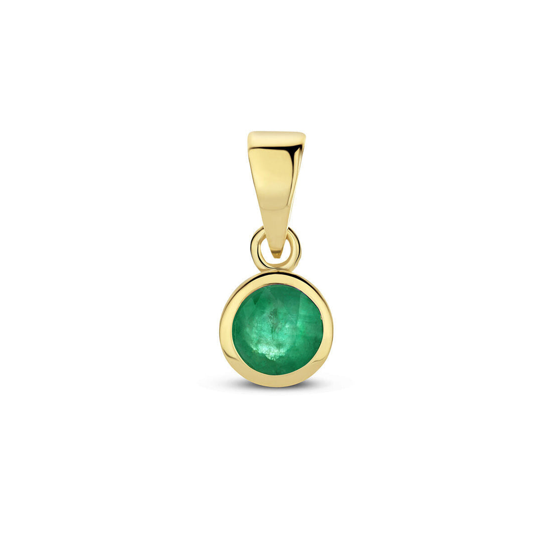 hanger met geboortesteen 14K geelgoud