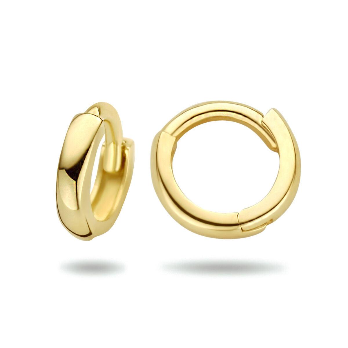 kolczyki koła 1,6 x 7,0 mm 14K żółte złoto