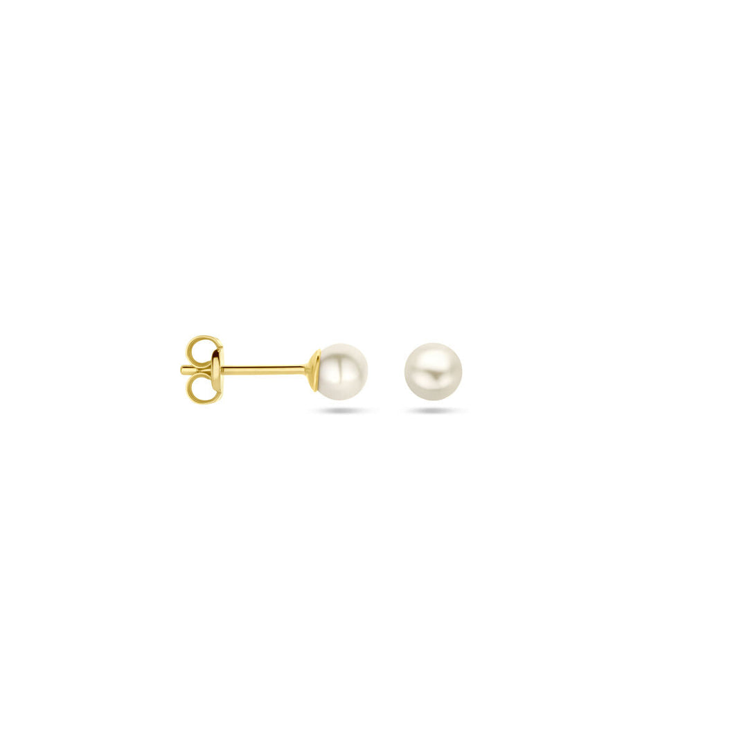 oorknoppen parel 14K geelgoud