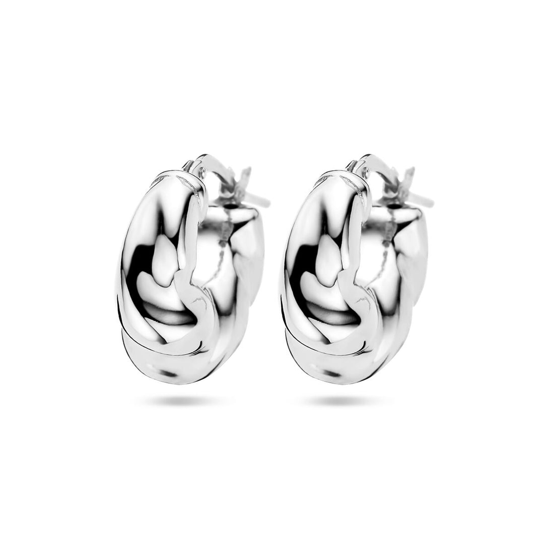 oorringen zilver gerhodineerd