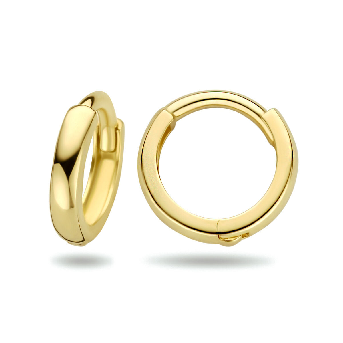 klipsy 1.6 x 8 mm 14K żółte złoto