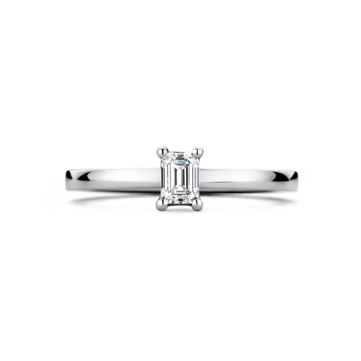 pierścionek z platyny diament 0.30ct g vsi platyna