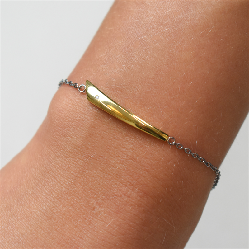 Bransoletka Boccia Titanium Bicolor dia 1/0.005 - 03038-04