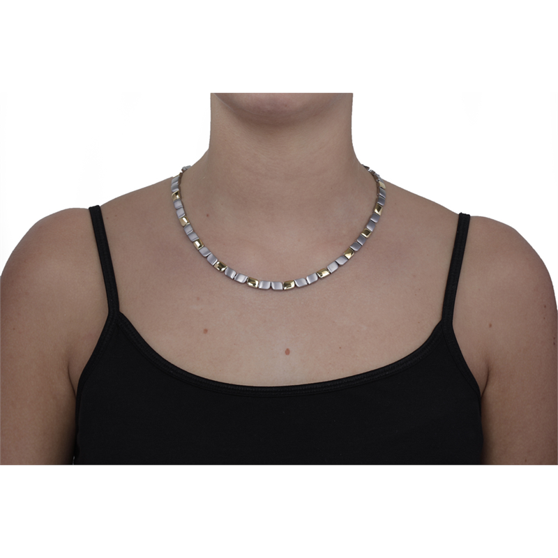Naszyjnik Boccia Titanium Bicolor 08003-02