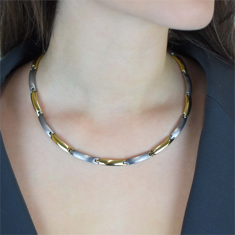 Naszyjnik Boccia Titanium Bicolor 0817-03