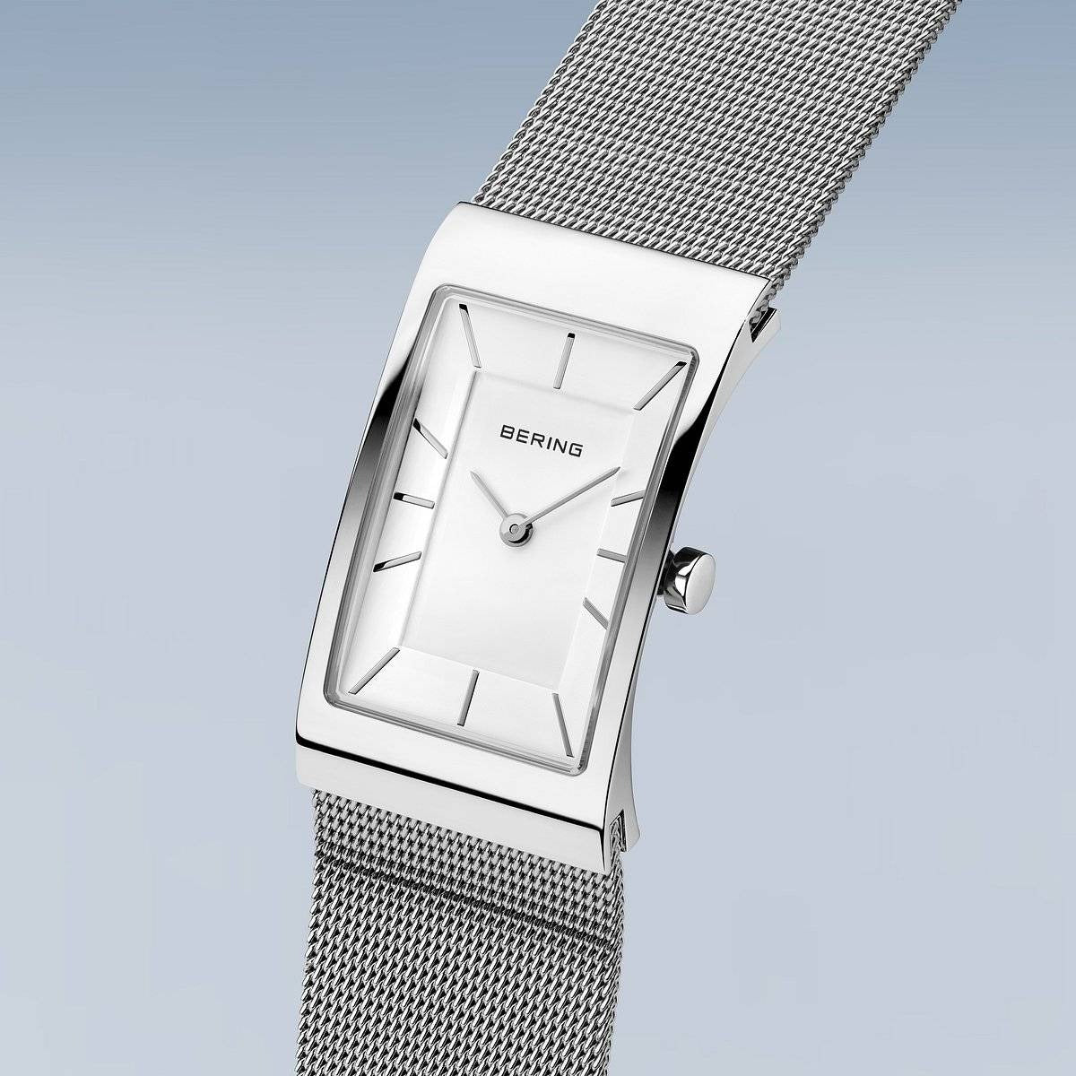 zegarek damski biała tarcza - 10222-004-S