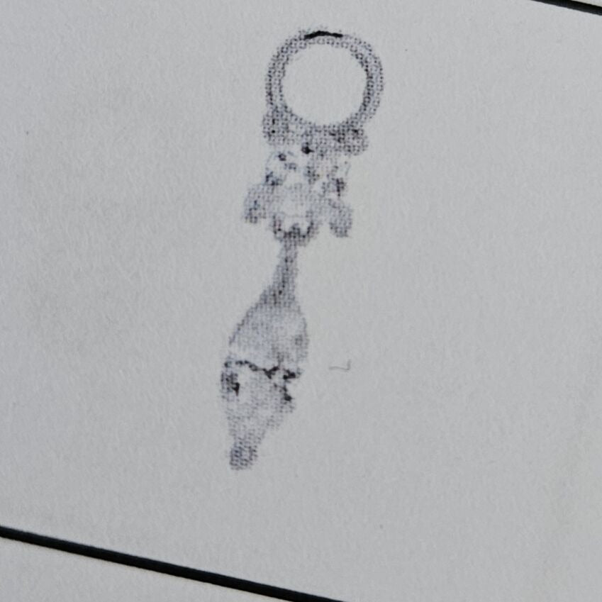 Gerhodineerd zilveren oorring met solitaire zirkonia – per stuk