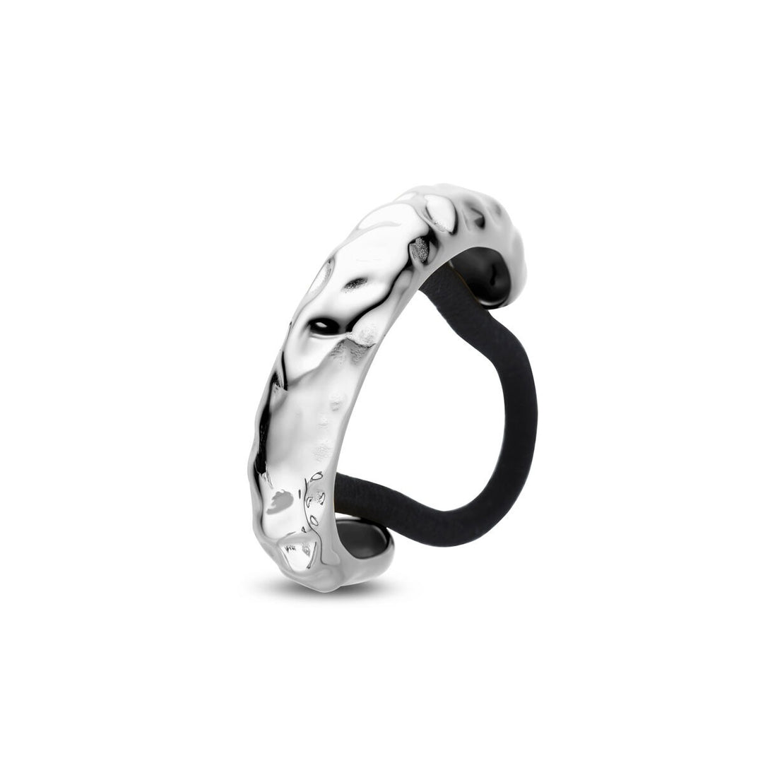 Stalen hair cuff zilverkleurig – 11x51 mm