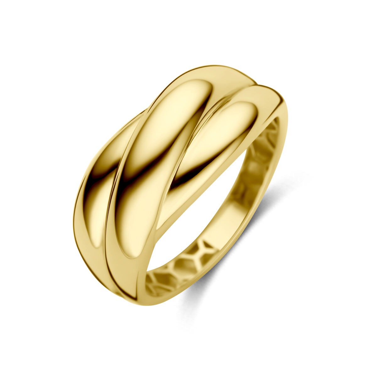 9k geelgouden damesring