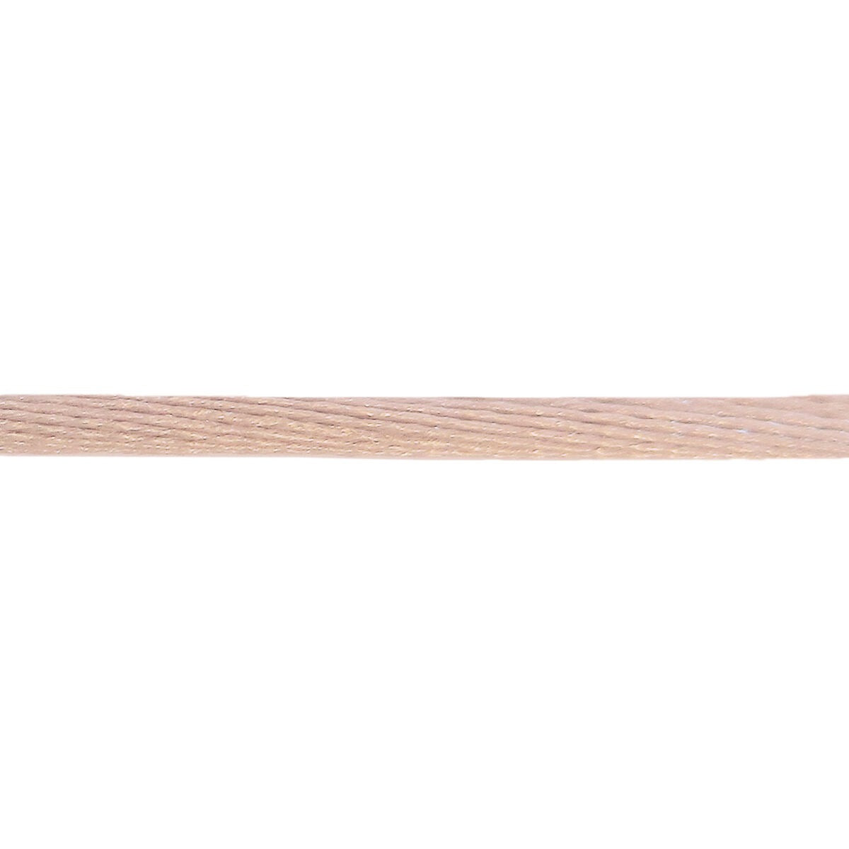 Różowy satynowy sznurek o długości 38 cm, idealny do własnoręcznie robionych bransoletek.