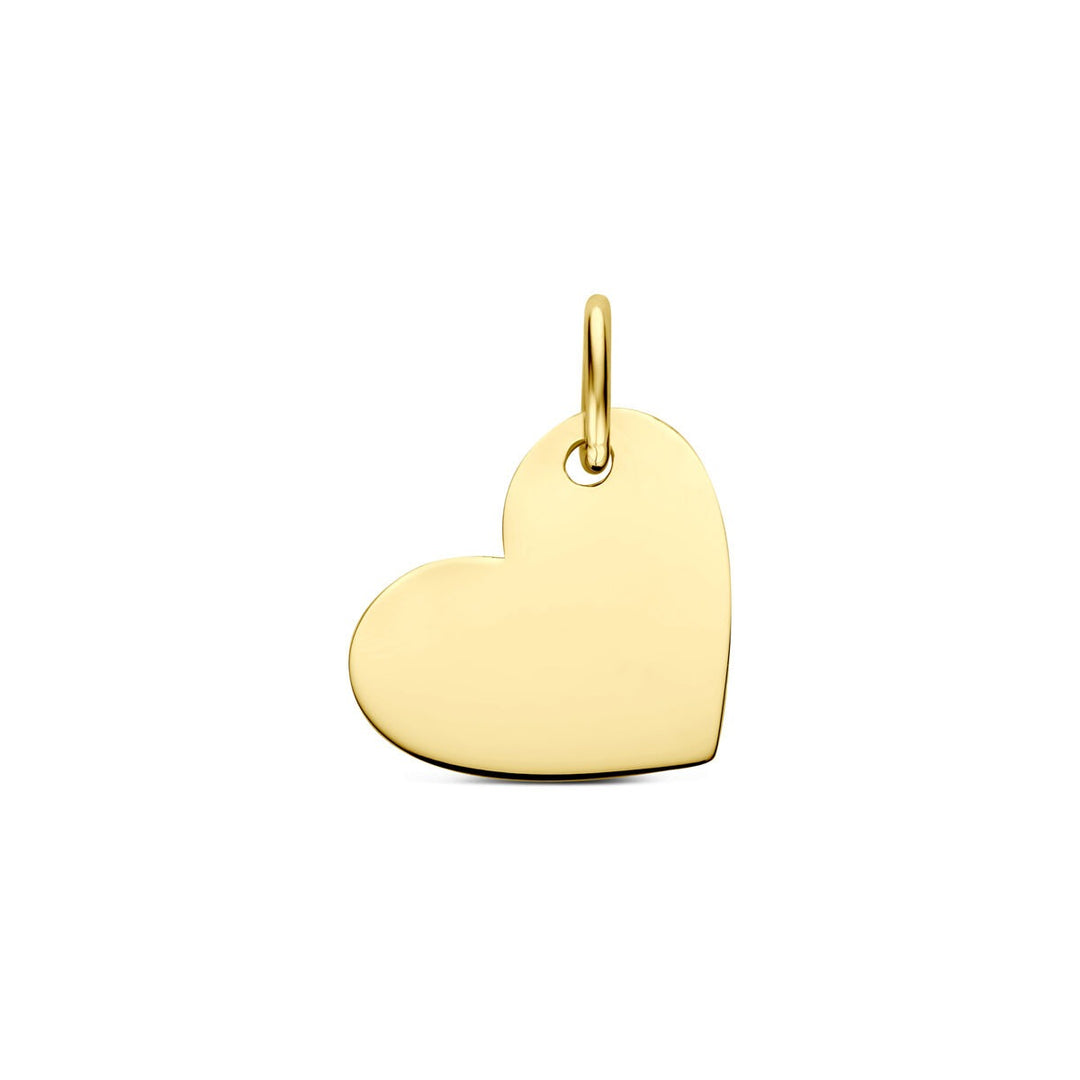 14k Geelgouden Ketting met Hanger Hartje