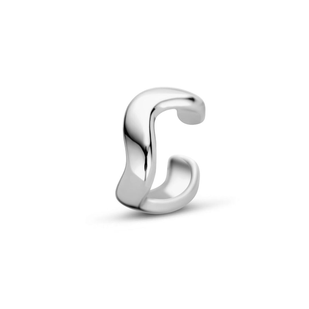 Zilveren ear cuff – gerhodineerd 925 zilver