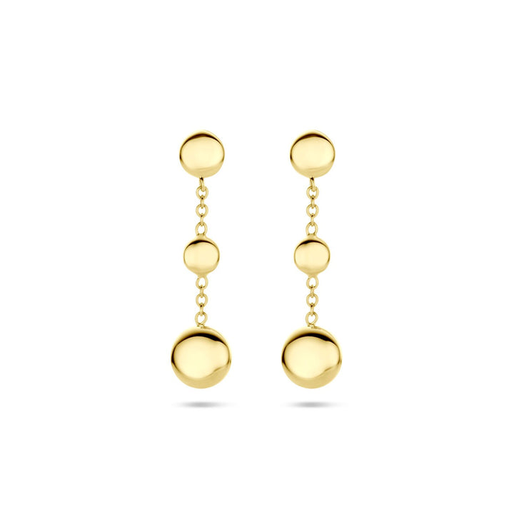 oorhangers 24 mm 14K geelgoud