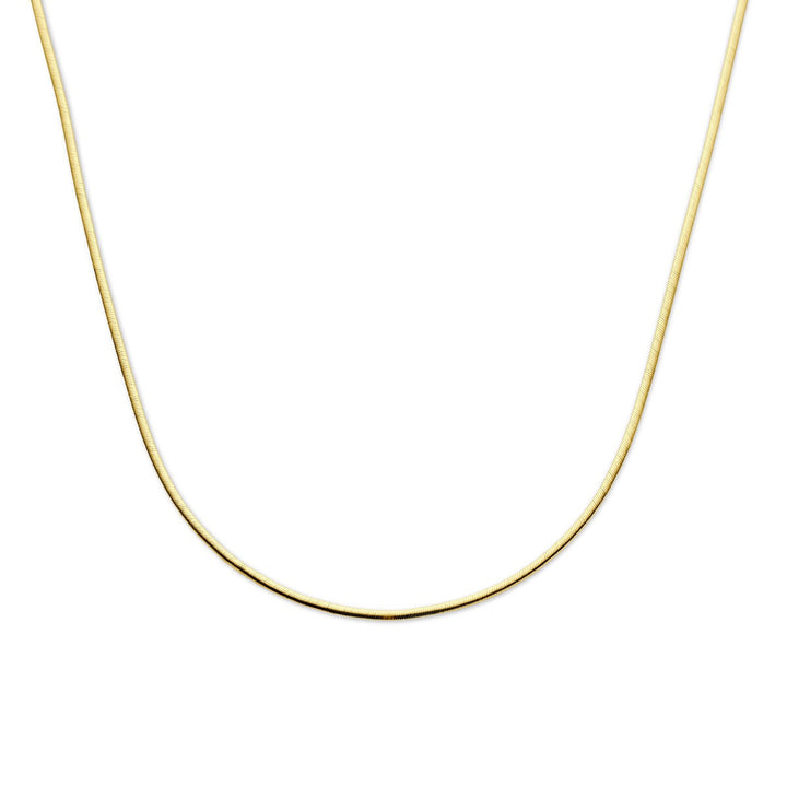 Gourmette ketting verguld – 925 zilver met geelgouden plating, 2.2 mm