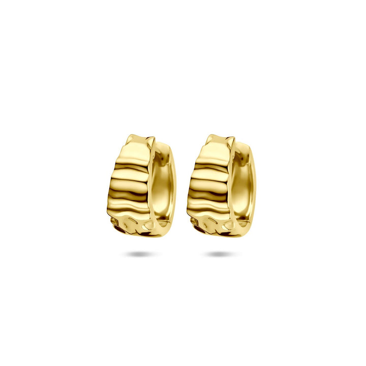 Verguld zilveren klapoorringen – 925 zilver