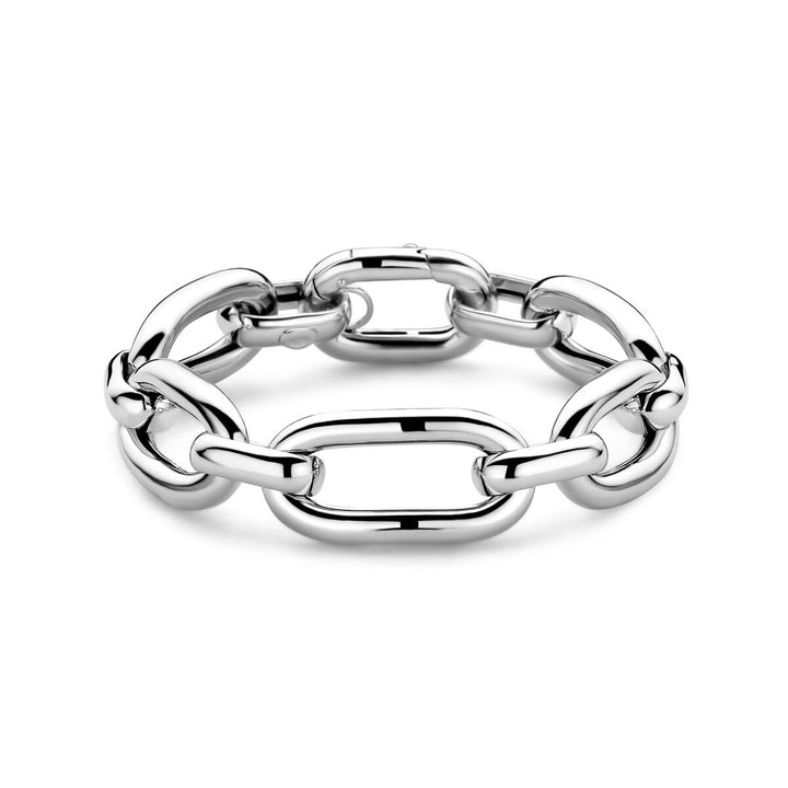 925 Gerhodineerd Zilveren Armband met Anker Schakel