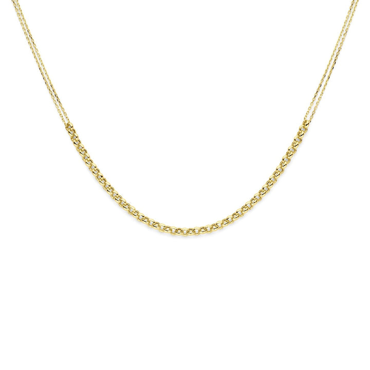 14k Geelgouden Collier – Verstelbaar tot 44cm