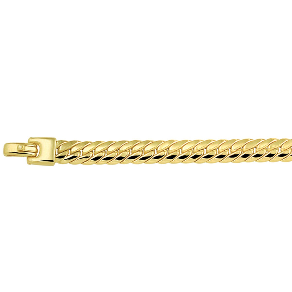 Bransoletka damska 14k żółte złoto 6.5mm