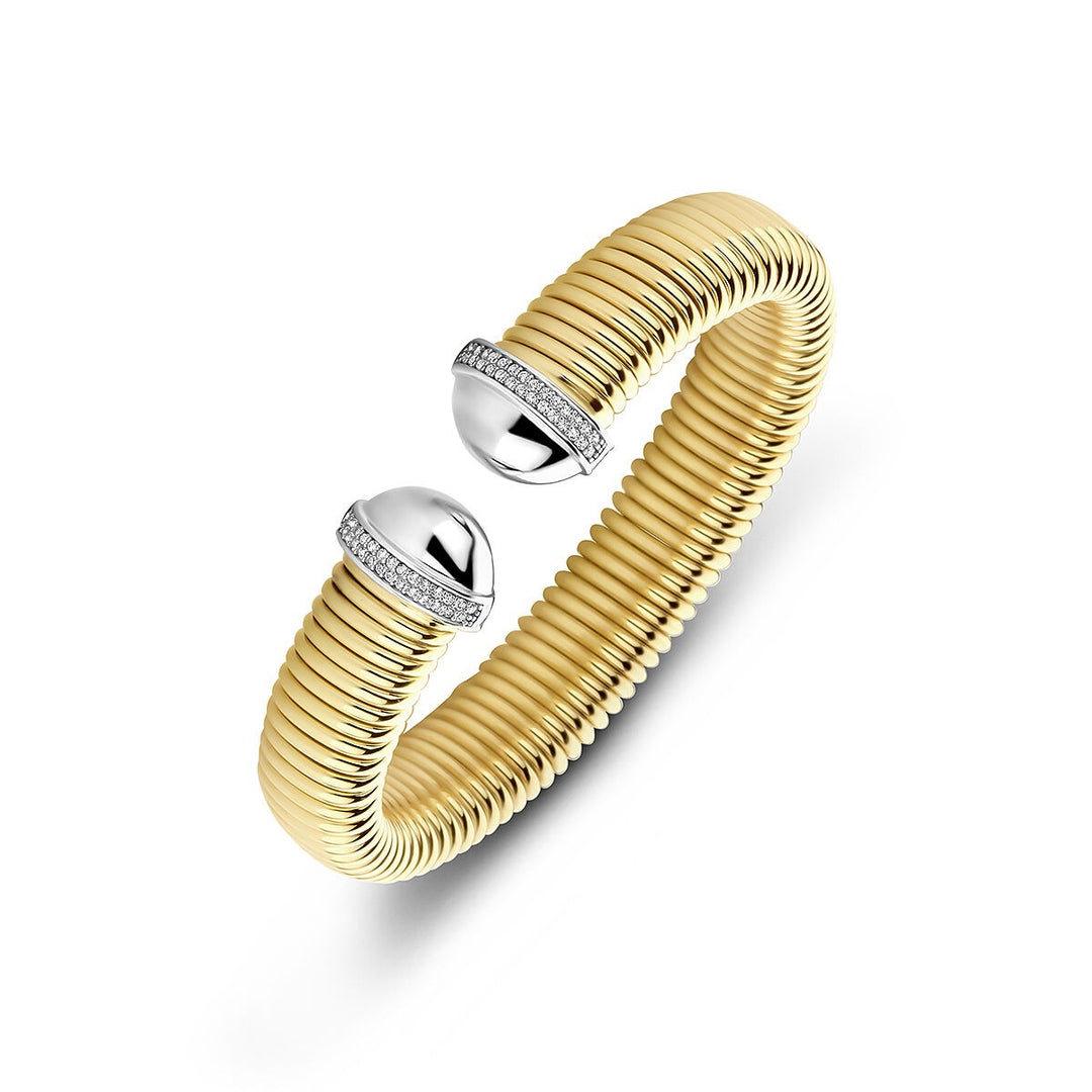 925 Zilveren Klemarmband met Zirkonia Sluiting