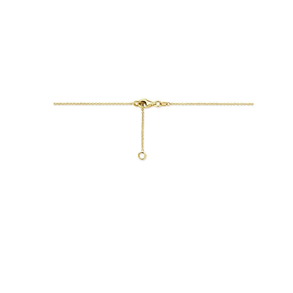 14k żółte złoto damski naszyjnik 42 - 45 cm