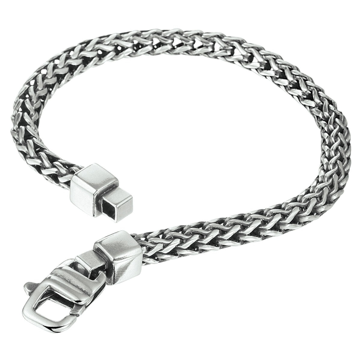 bransoletka oxi vossestaart 5,0 mm srebro oksydowane