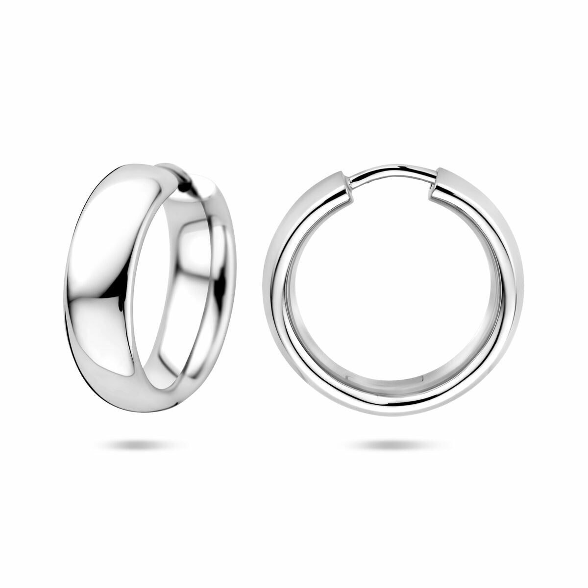 Srebrne kolczyki koła – rodowane 925 srebro 20 mm