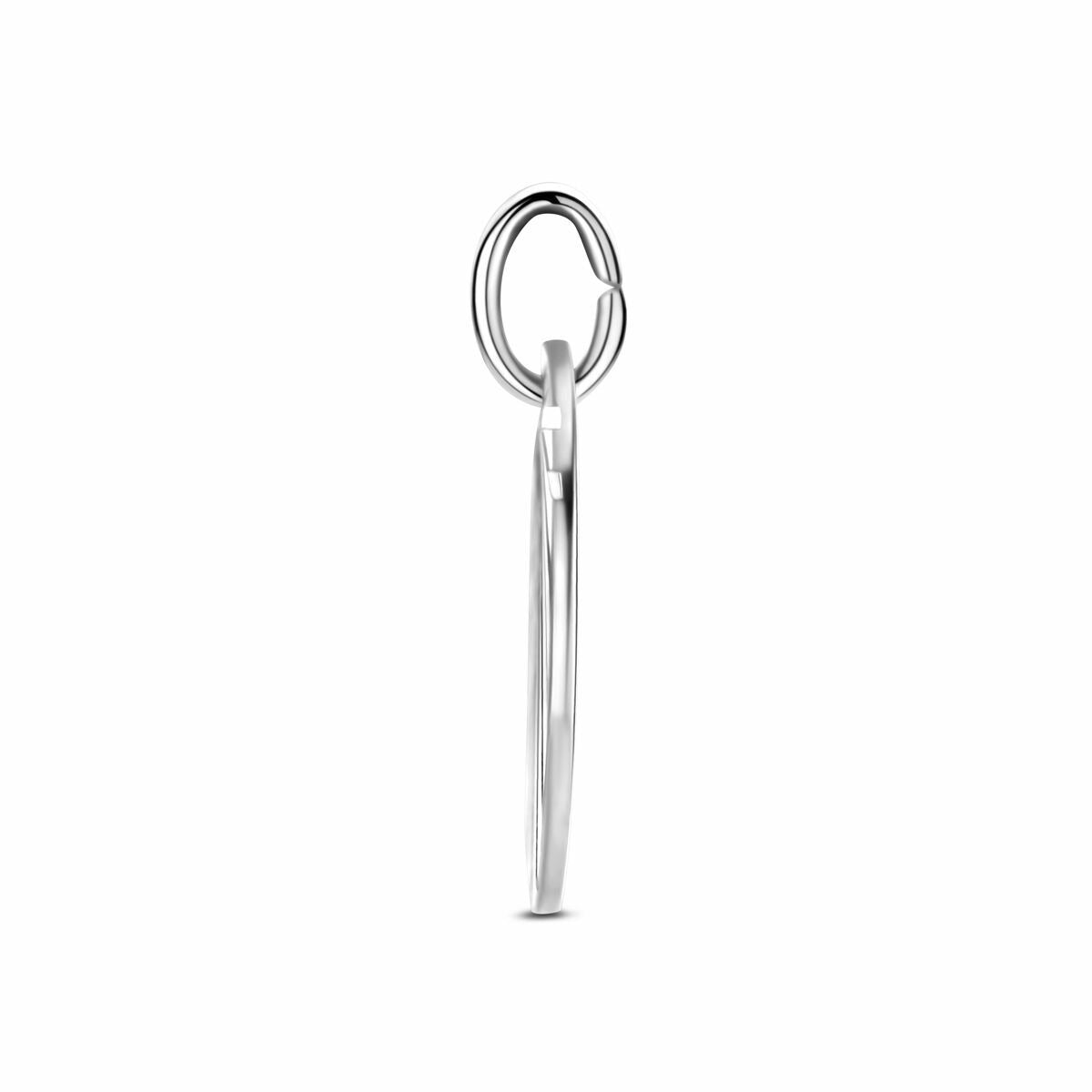 Srebrny wisiorek 925 rodowany – 17 mm