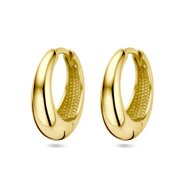 14k gouden dames klapoorringen – 14.5 mm