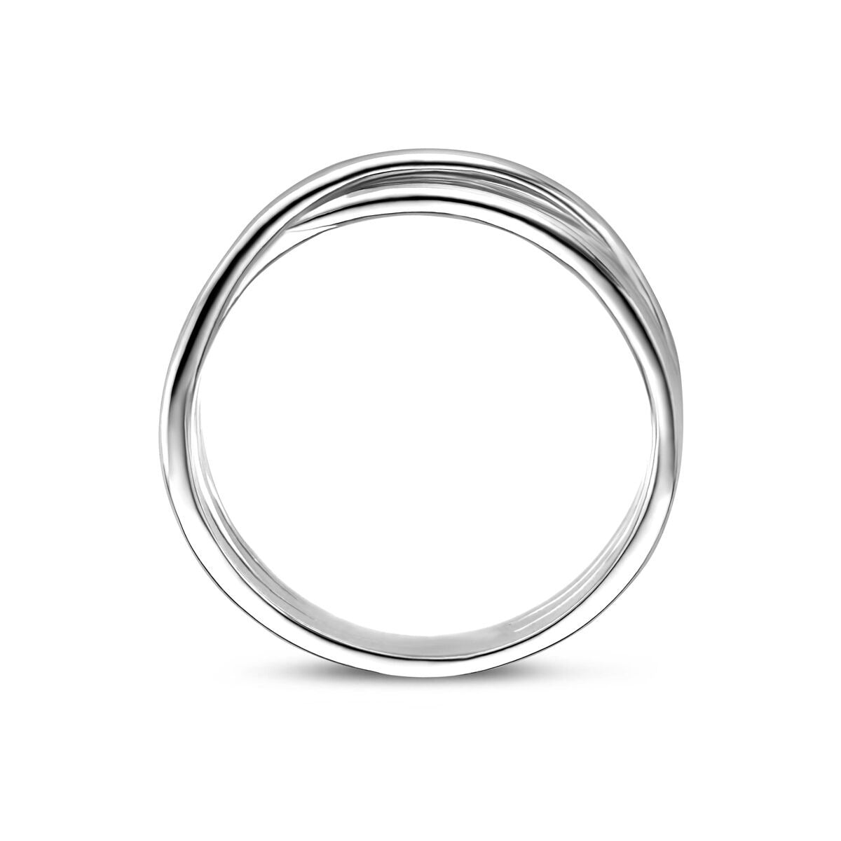 Rodowany srebrny pierścionek 5.5 mm