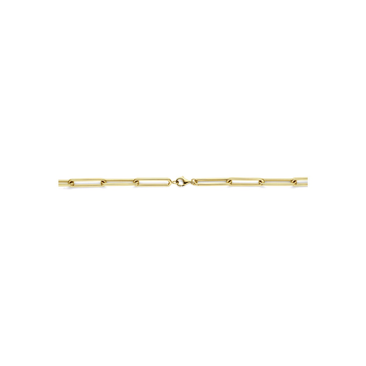 14k żółte złoto naszyjnik kotwica 5,8 mm