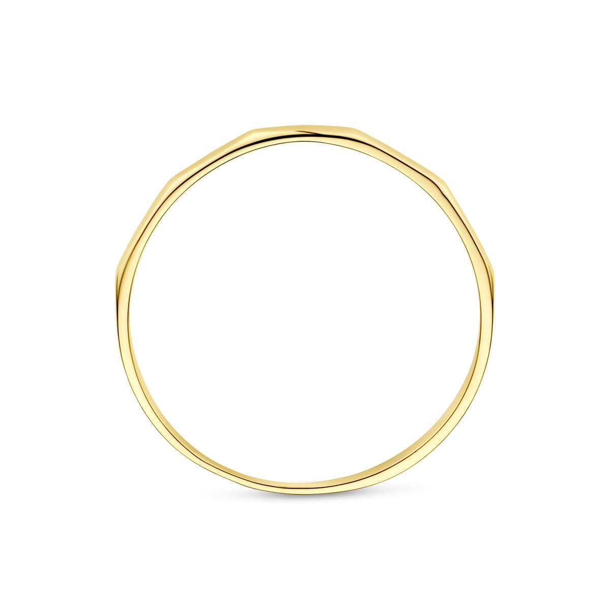 14k żółte złoto pierścionek – 1.5 mm szerokości