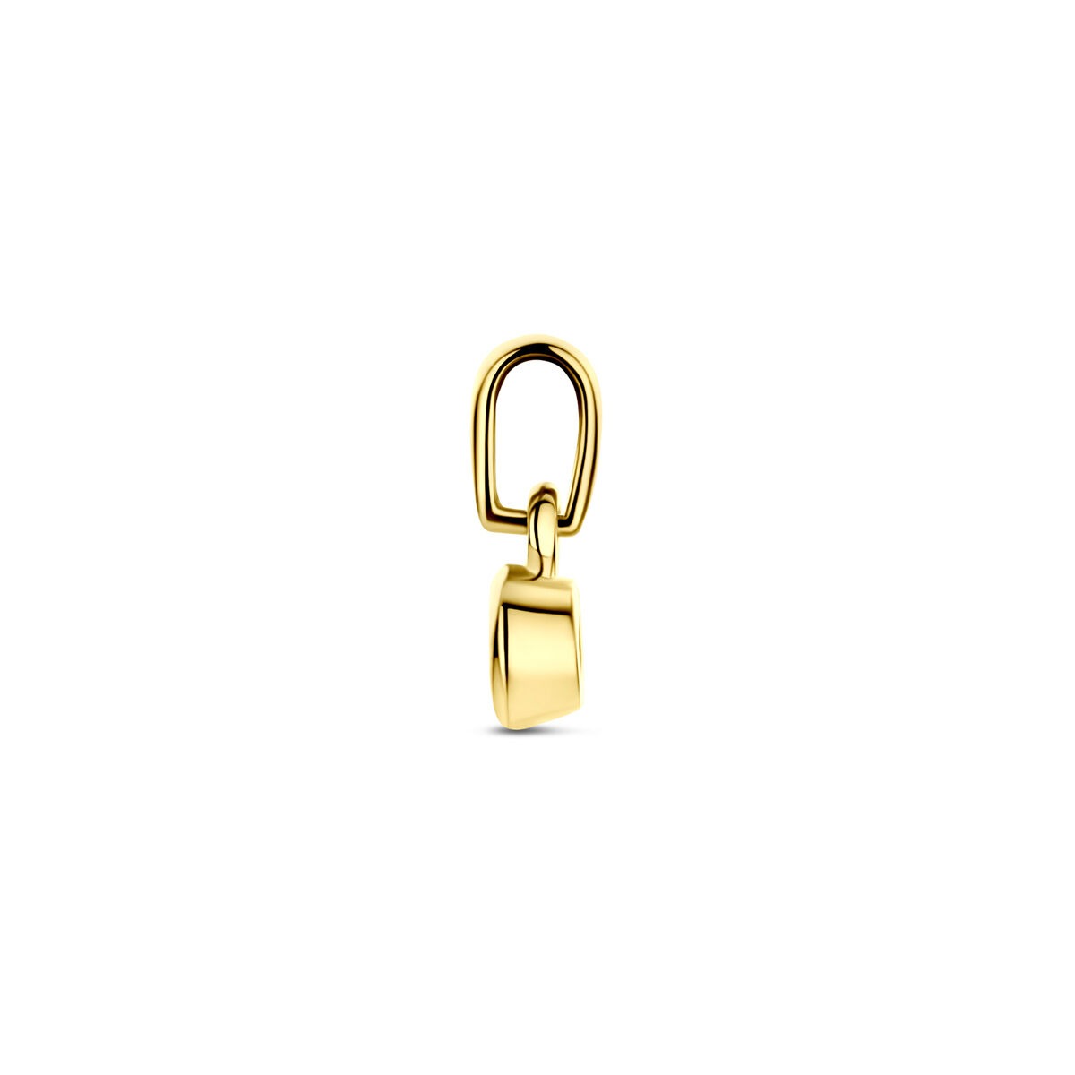 Złoty wisiorek z cyrkonią 14k – soliter diamentowy 11 mm