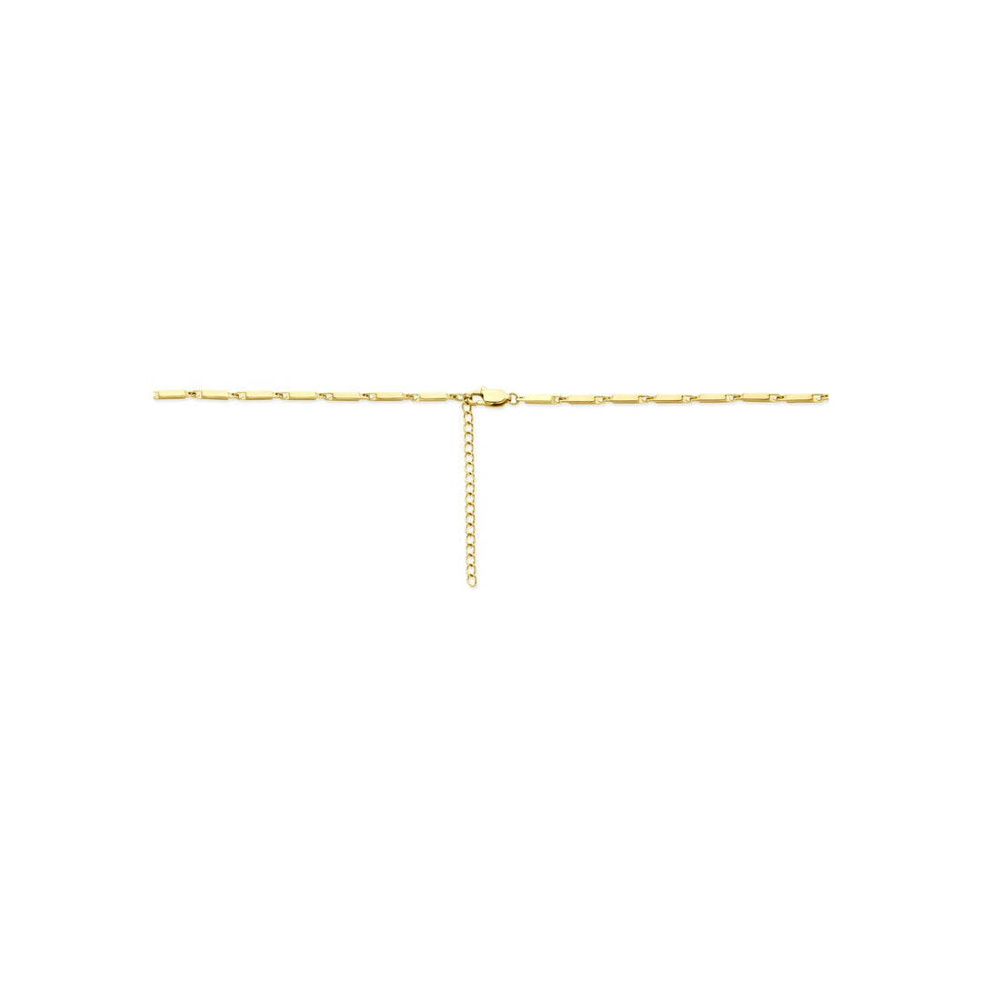 Goudkleurig stalen collier 2.5mm met verlengstuk 55–60cm