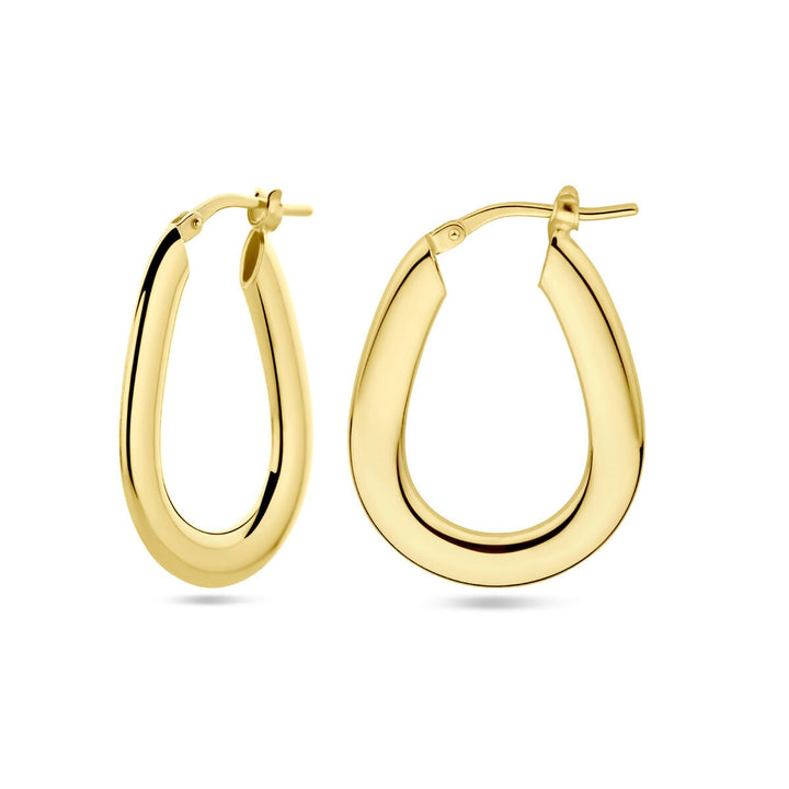 Verguld Zilveren Oorringen – 26.5x4 mm