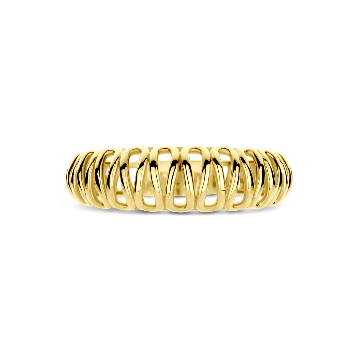 pierścionek ze złota 14k – 6mm szeroki