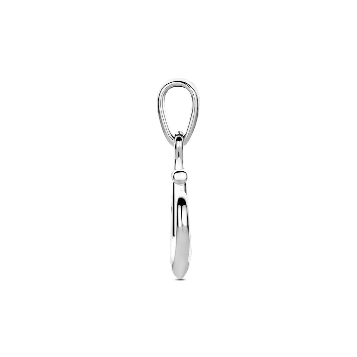 Srebrny wisiorek kotwica – rodowany 925