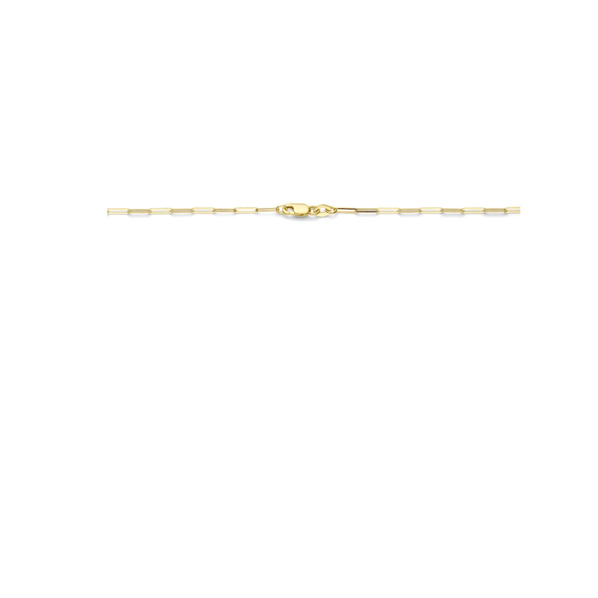 Złoty naszyjnik bez wisiorka 14k ogniwo paperclip damski 1,8 mm 45 cm
