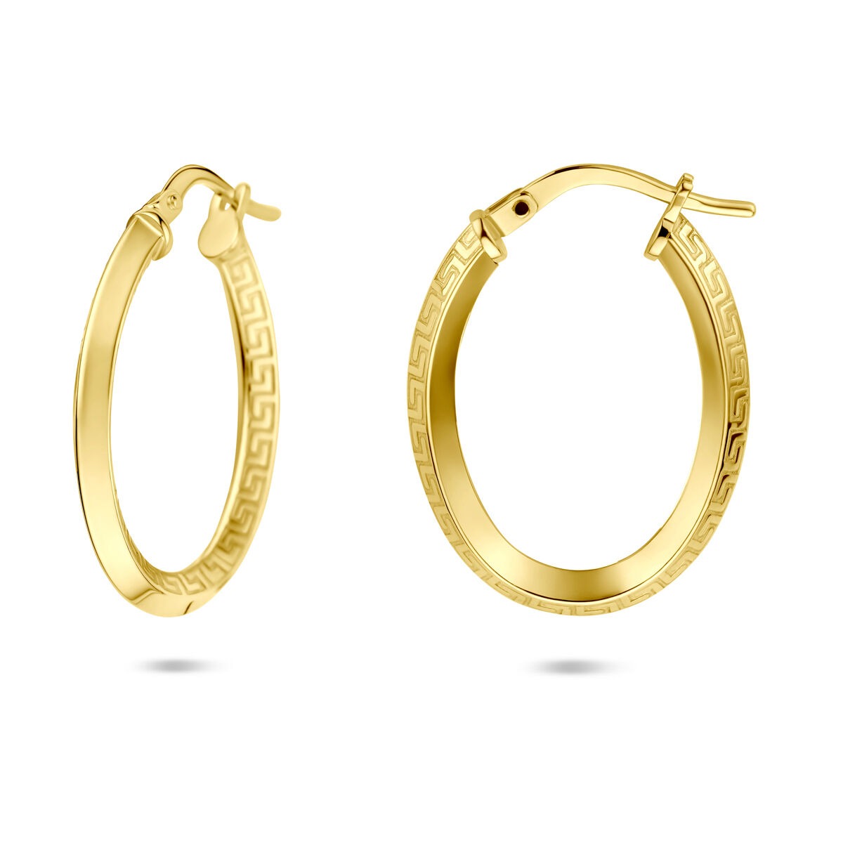 Złote kolczyki damskie – 14k Silgold z srebrnym rdzeniem 2,5 mm