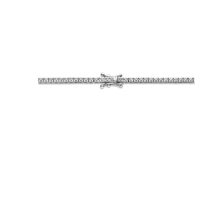 14k witgouden tenniscollier met diamanten – 2.00 ct