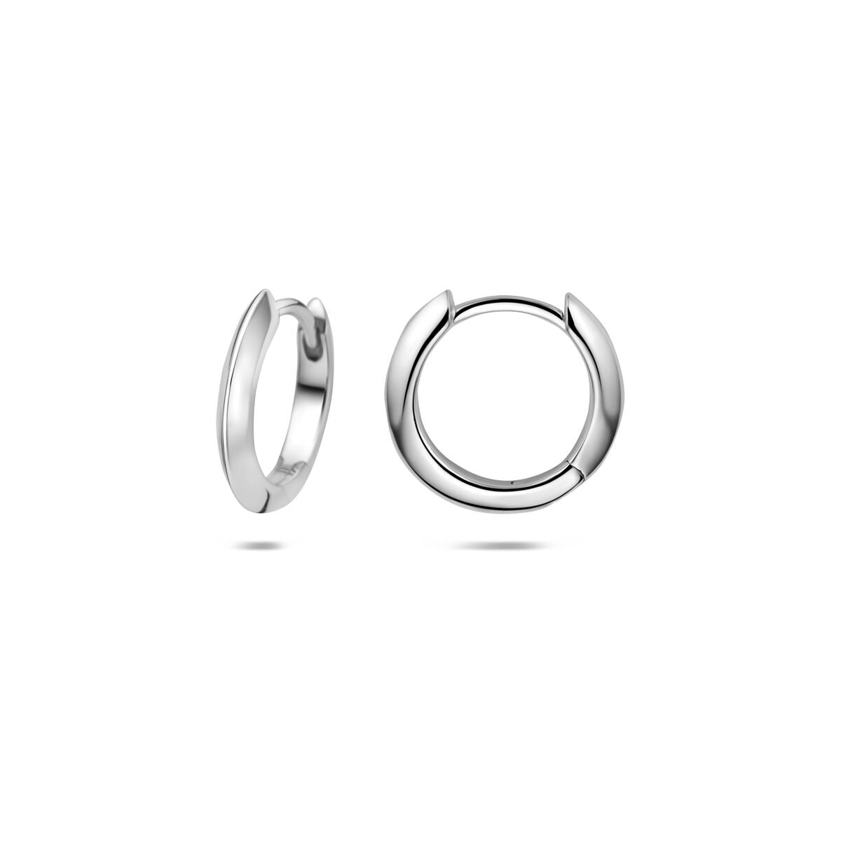 klipsy do uszu 13 mm srebro rodowane