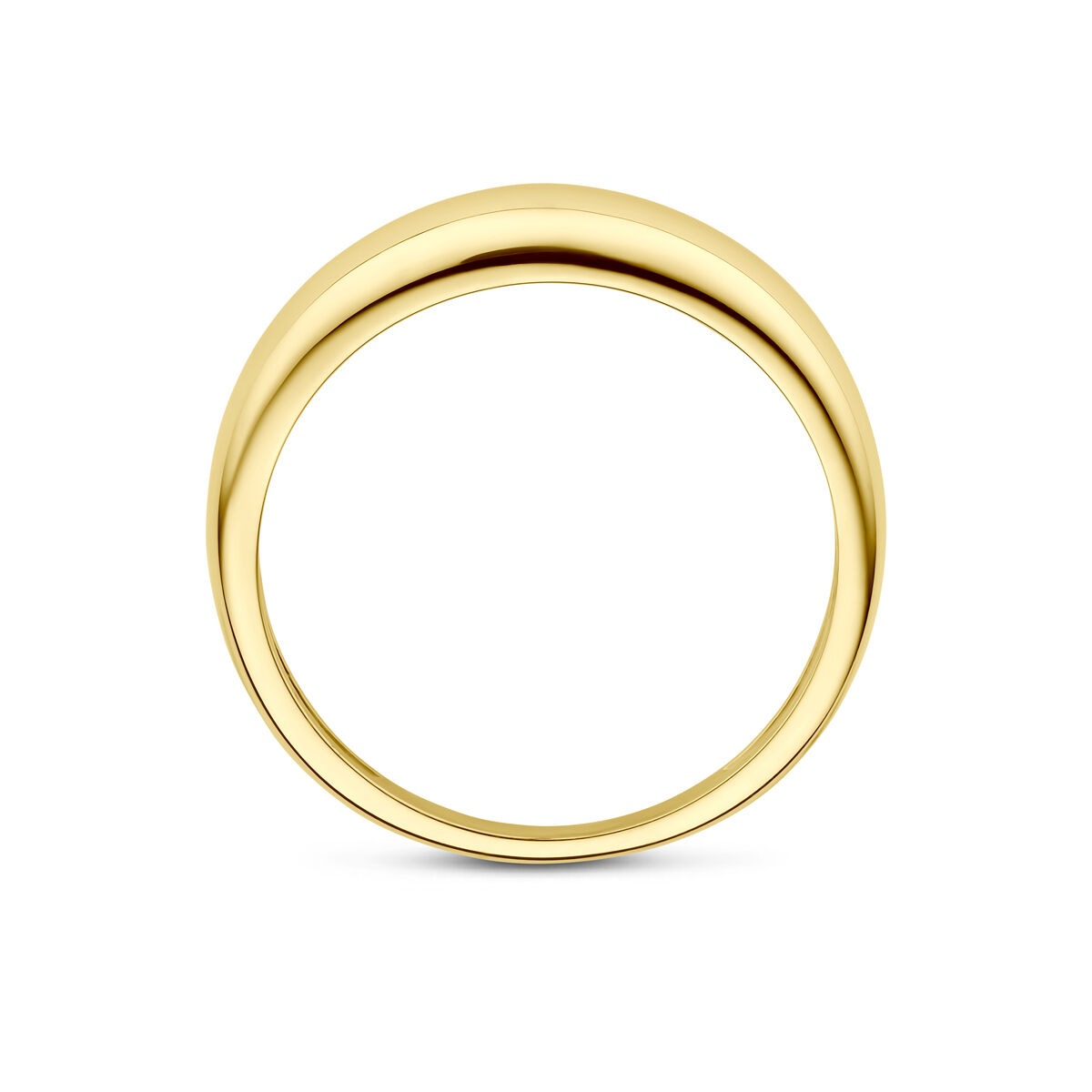 Pierścionek ze złota żółtego 14k – 5 mm szerokości