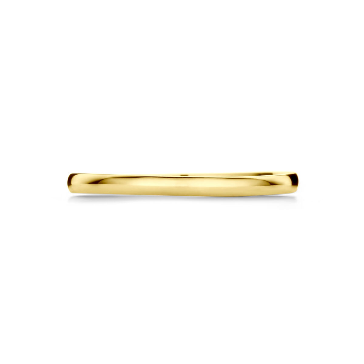 14k żółte złoto damski pierścionek – 1,5 mm