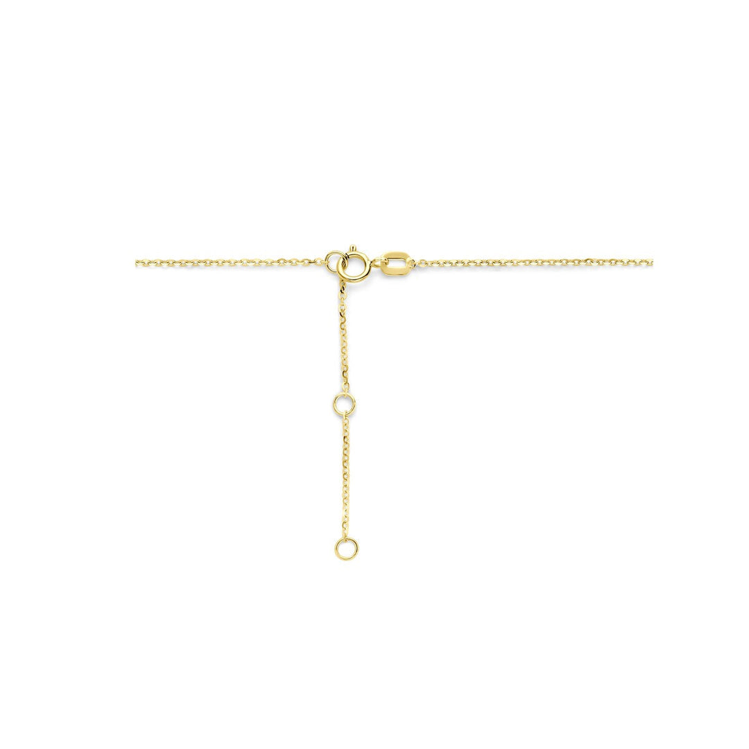 Gouden Collier 14k met Zirkonia – Entourage Zetting