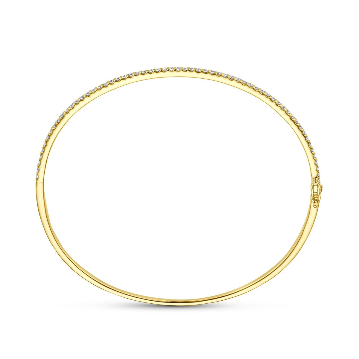 14k Żółte złoto bransoletka z diamentem