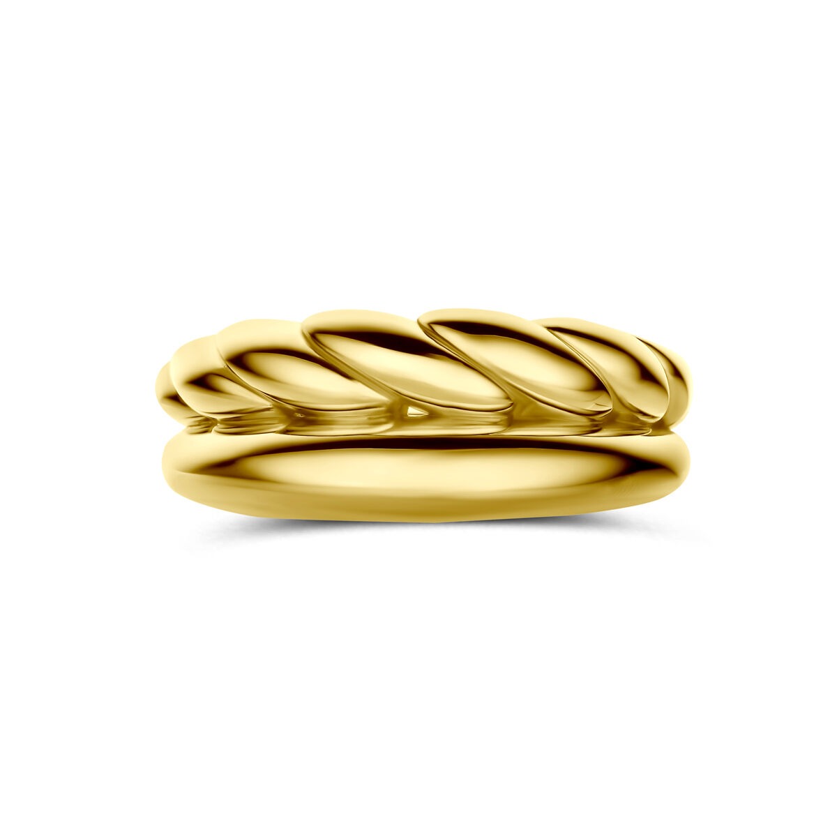 9k geelgouden damesring